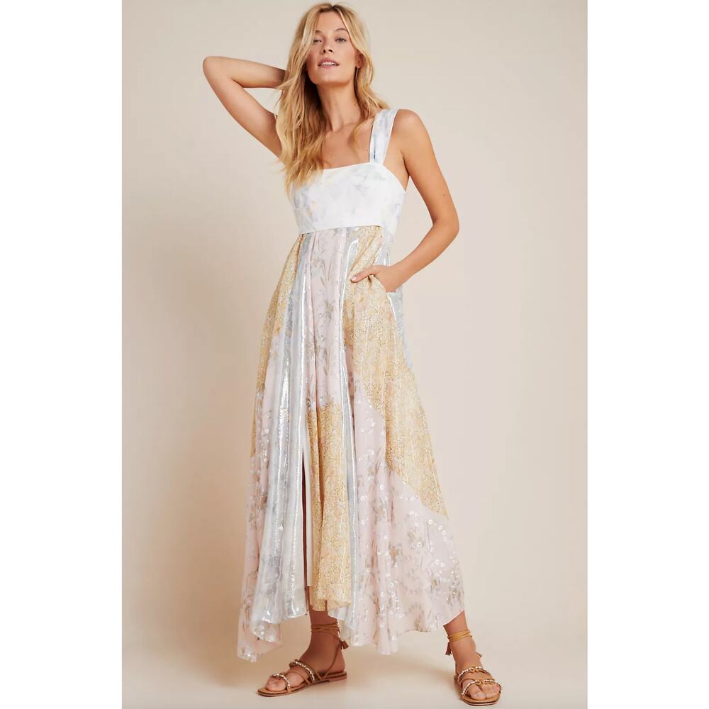 Rebecca Taylor Sleeveless Daffodil Dress